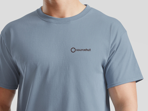 SourceHut T-Shirt (mineral blue)