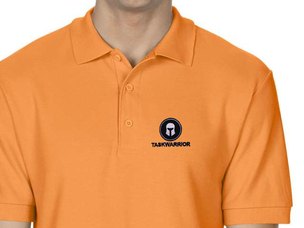 Taskwarrior Polo Shirt (orange)