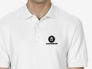 Taskwarrior Polo Shirt (white)