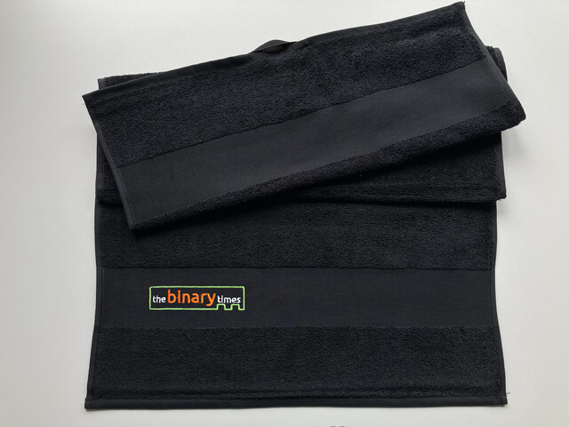 The Binary Times Towel (black)
