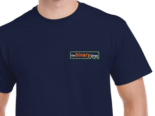 The Binary Times T-Shirt (dark blue)
