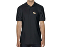 Tux with beer Polo Shirt (black)