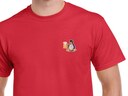 Tux with beer T-Shirt (red)