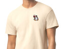 Tux with wine T-Shirt (natural)