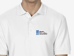 Ubuntu Studio 2022 Polo Shirt (white)