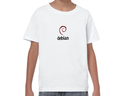 Debian embroidered youth t-shirt type 2 (white)