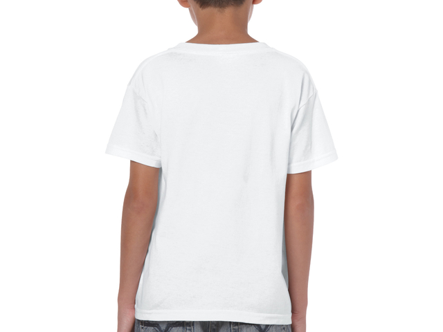 Linux Mint embroidered youth t-shirt (white)