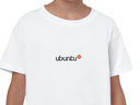 Ubuntu embroidered youth t-shirt (white)