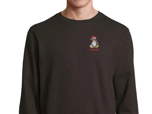 Winter Linux sweatshirt (black)
