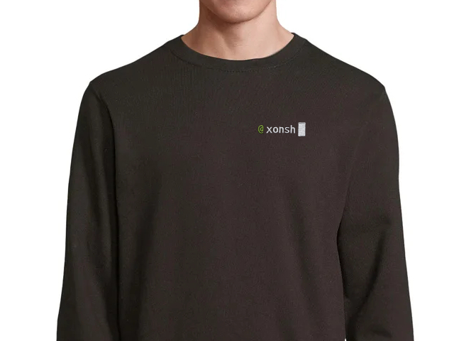Xonsh sweatshirt (black)