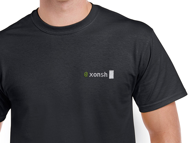 Xonsh T-Shirt (black)